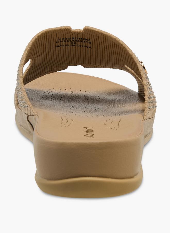 Le Confort Women Embellished Slide Sandals Ramadan Collection - Image 5